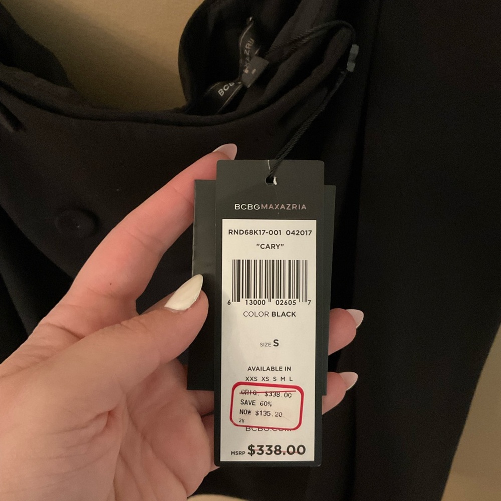 Black bcbg dress